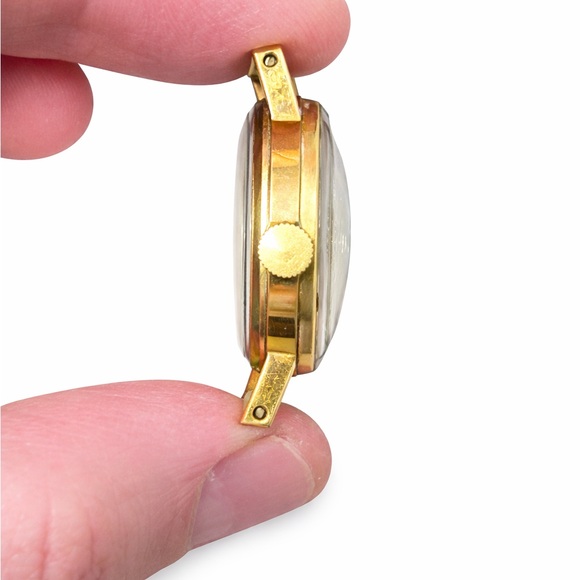 Vintage Slava 17 Jewels USSR Gold Tone Mechanical Watch - Picture 8 of 9